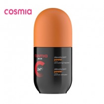 Déodorants roll-on Cosmia men, ralliez-vous à son bouchon orange !