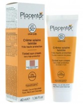 Placentor SPF 50+, une crème solaire formulée sans placenta humain (!) mais avec filtres UV efficaces